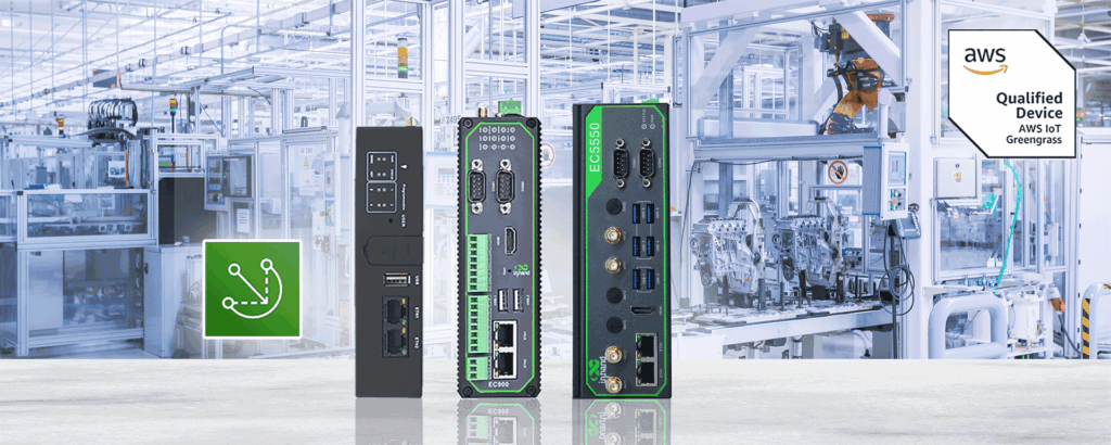 映翰通边缘计算机EC312、EC942与EC5000，正式通过AWS IoT Greengrass认证